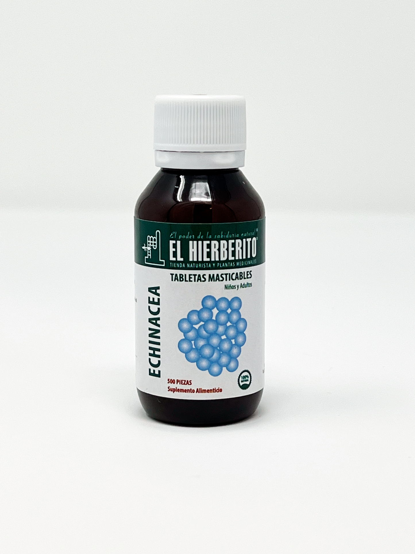 Equinacea 500 pza. Tabletas Masticables El Hierberito