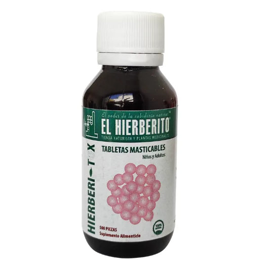 hierberi-tx-tabletas-masticables-suplemento-alimenticio-ninos-y-adultos