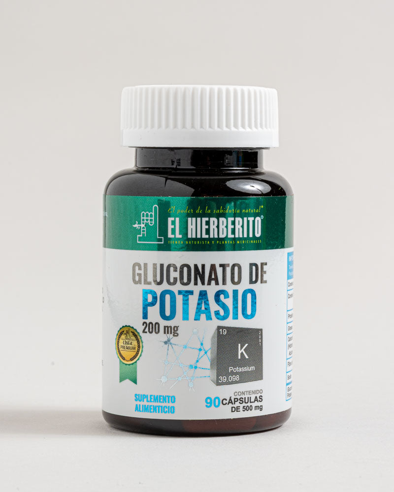 Gluconato de Potasio 90 cap.