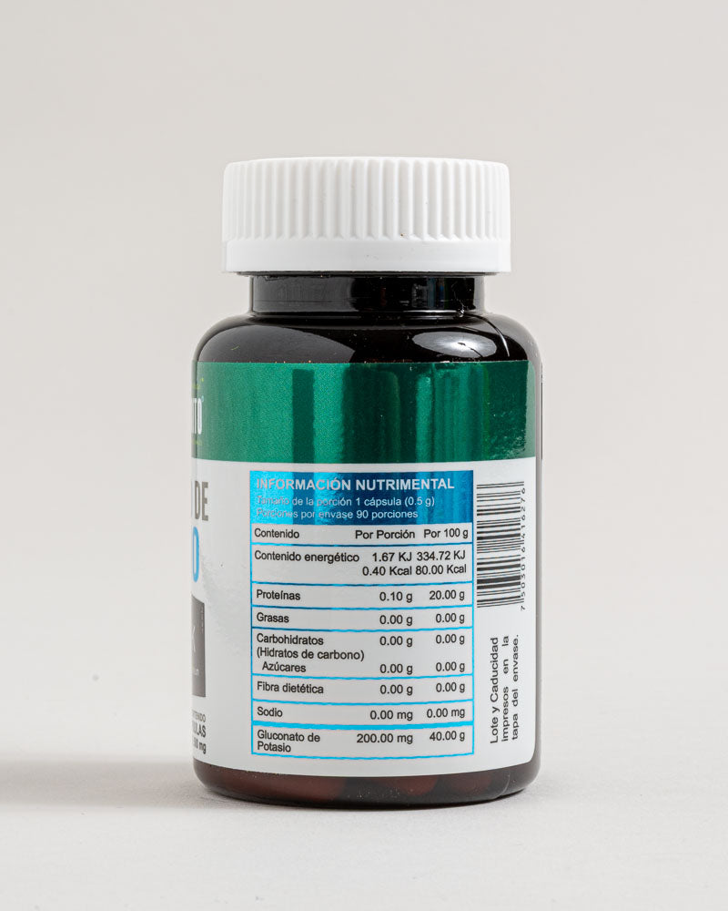 Gluconato de Potasio 90 cap.