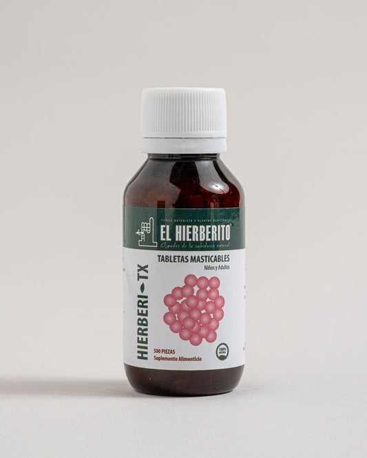 Hierberi T-X Tabletas masticables 500 pzs.