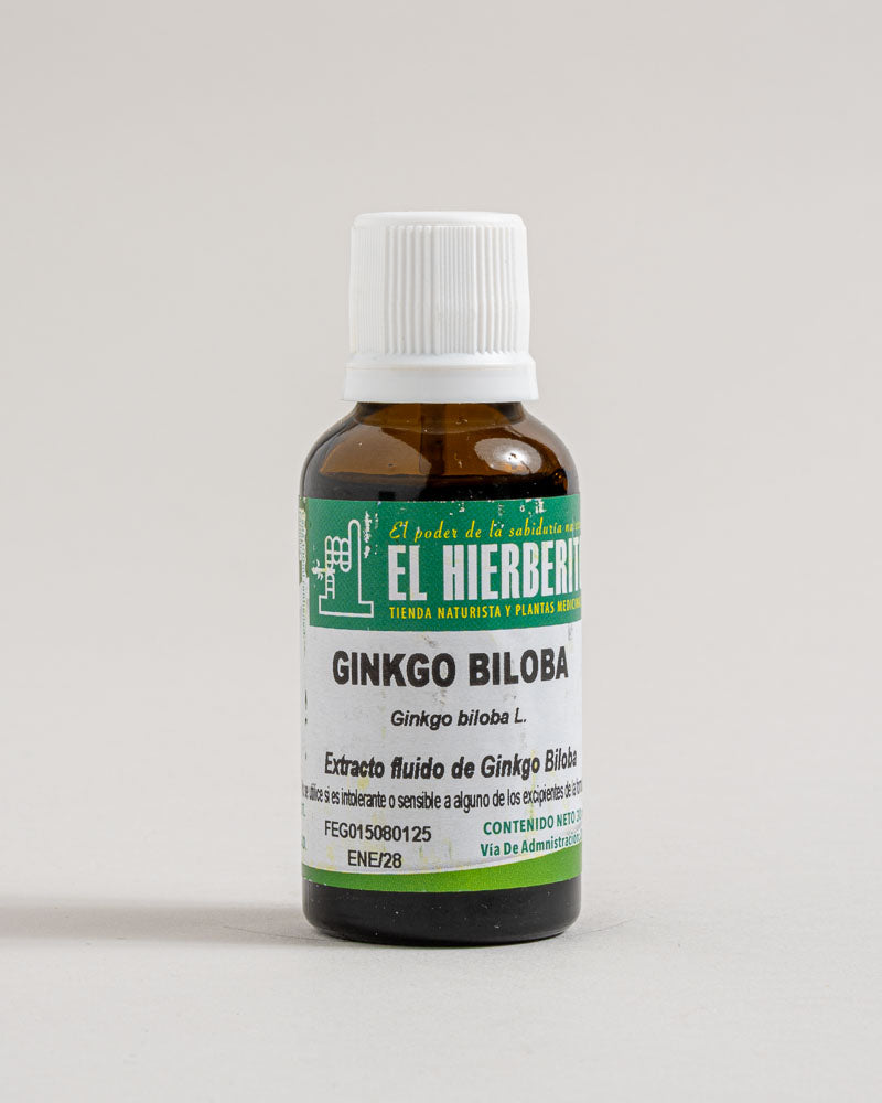 Ginkgo Biloba Extracto 30 ml.