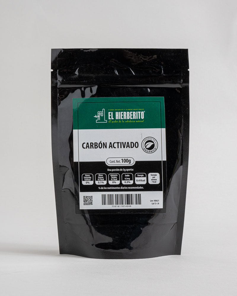 Carbon activado 100 grs
