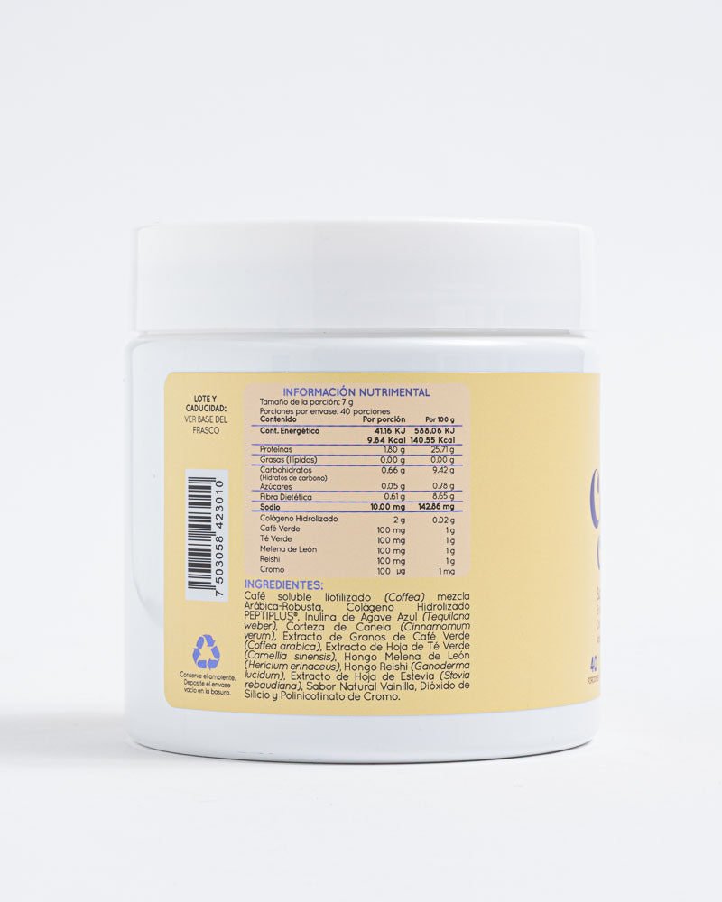Ingredientes de suplemento de colageno
